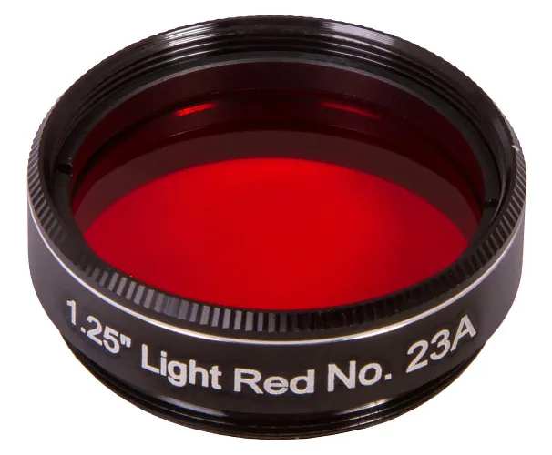 foto Filtro 1,25" rojo claro Explore Scientific nr. 23A