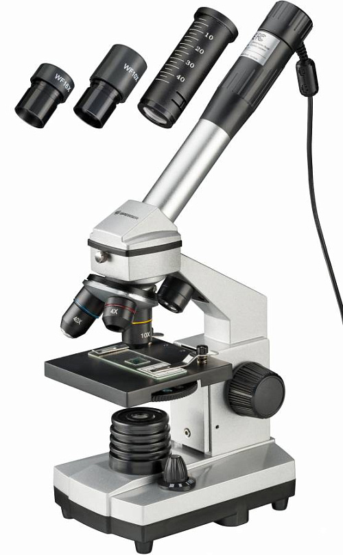 foto Microscopio Bresser Junior 40–1024x, con funda