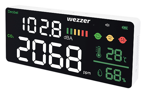 foto Monitor de calidad del aire y nivel de ruido Levenhuk Wezzer Air PRO CN20