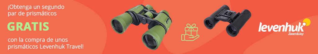 Oferta especial para los prismáticos Levenhuk Travel