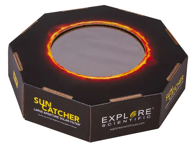 foto Filtro solar Sun Catcher de Explore Scientific para telescopios con una apertura de 60–80 mm