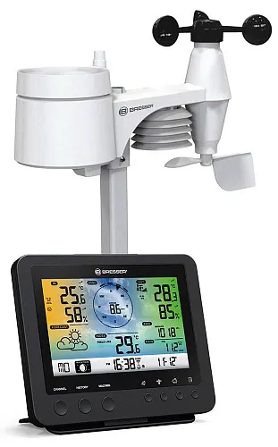 imagen Estación meteorológica Bresser 5 en 1 con Wi-Fi y pantalla a color, negra