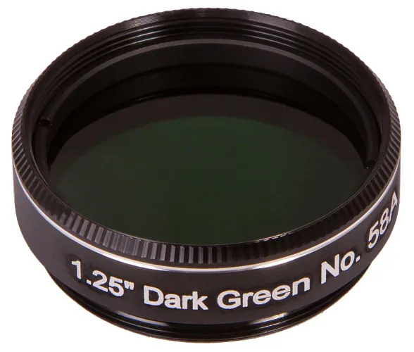 imagen Filtro 1,25" verde oscuro Explore Scientific nr. 58A