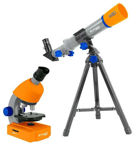 imagen Bresser Junior conjunto de telescopio y microscopio