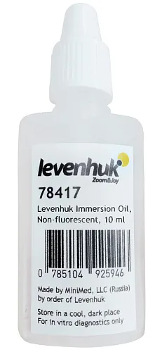 gráfico Aceite de inmersión Levenhuk, no fluorescente, 10 ml