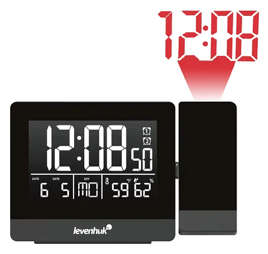 imagen Termómetro Levenhuk Wezzer BASE L70 con proyector y reloj