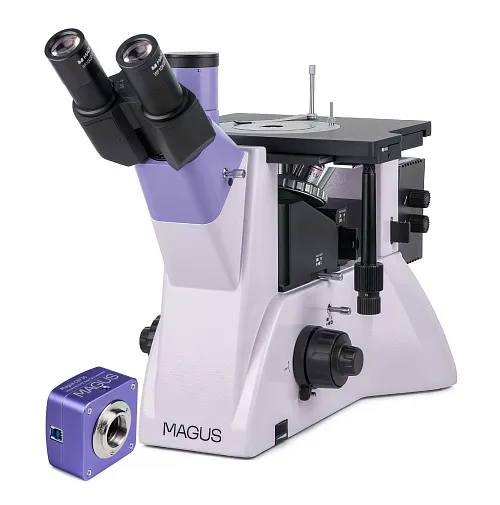 gráfico Microscopio metalúrgico invertido digital MAGUS Metal VD700