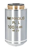 gráfico Objetivo MAGUS 100PLL 100х/0,85 Plan L WD 0,40 mm