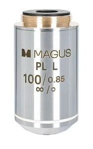 gráfico Objetivo MAGUS 100PLL 100х/0,85 Plan L WD 0,40 mm