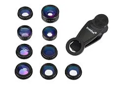 fotografía Juego de lentes para teléfono inteligente Levenhuk Lens S10