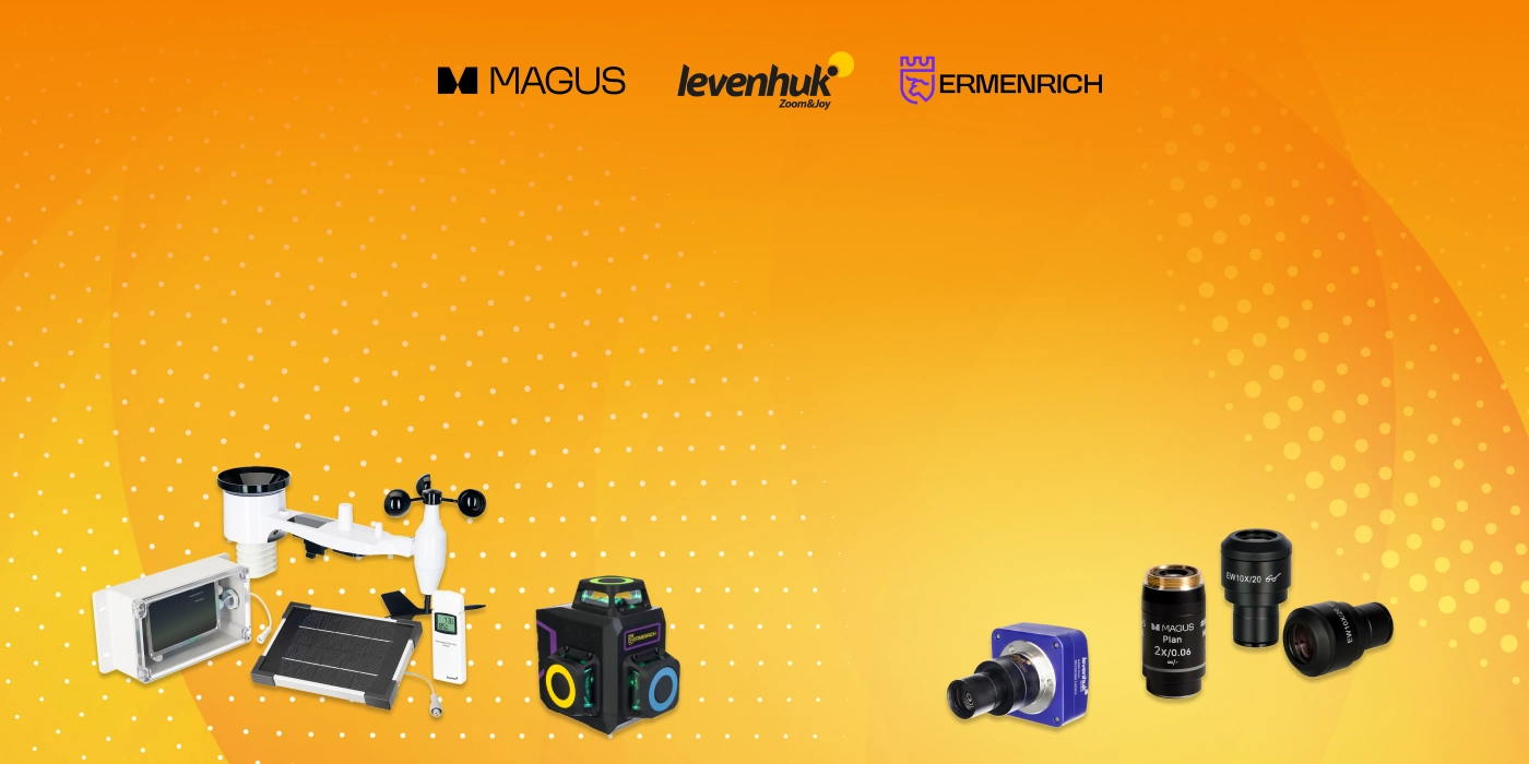 Descubra las últimas novedades de Levenhuk, MAGUS y Ermenrich