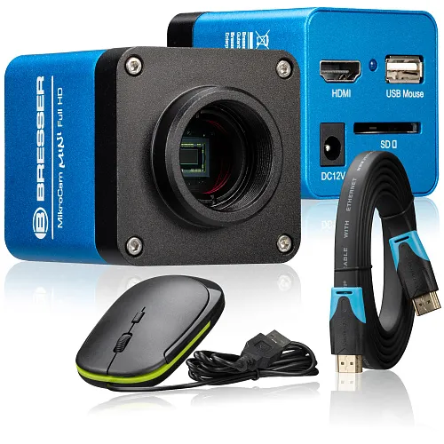 imagen Cámara digital de microscopio MikroCam MINI Bresser Full HD HDMI