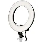 gráfico Anillo de Luz LED de Iluminación Regulable BRESSER BR-RL12 45W Lúmenes con Bolsa de Transporte