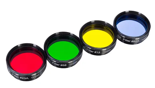 fotografía Juego de filtros F4 «El Sistema Solar» de Levenhuk