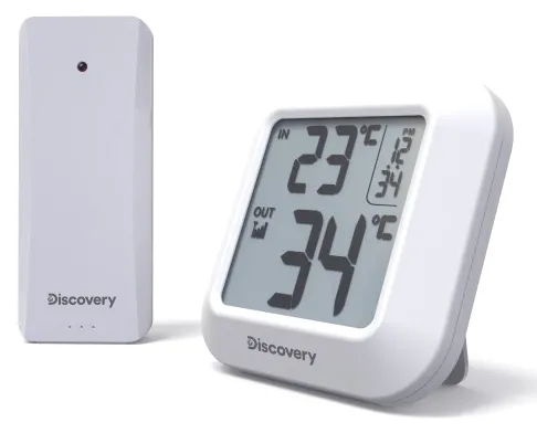 foto Estación meteorológica Levenhuk Discovery Report W20 con reloj