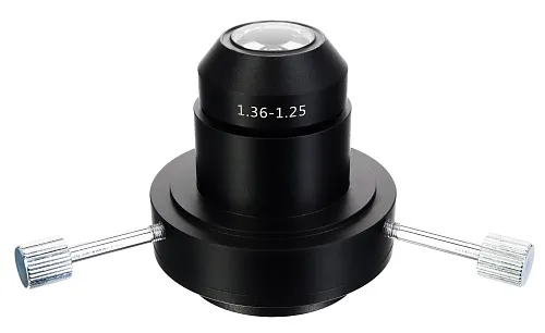 fotografía Condensador de campo oscuro Levenhuk MED (aceite, NA 1,36–1,25) para microscopios MED 30/35/40/45