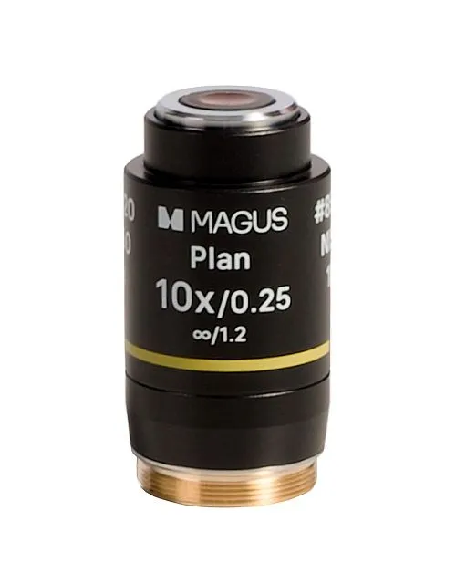 fotografía Objetivo MAGUS 10PL60V Plan 10х/0,25 ∞/1,2 H60 mm,  1