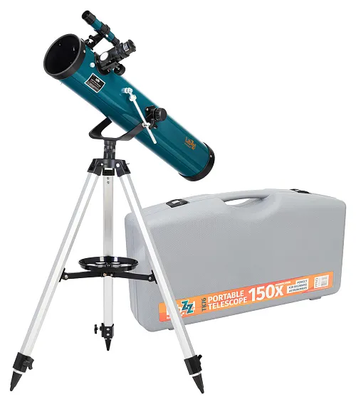 imagen Telescopio Levenhuk LabZZ TK76 con estuche