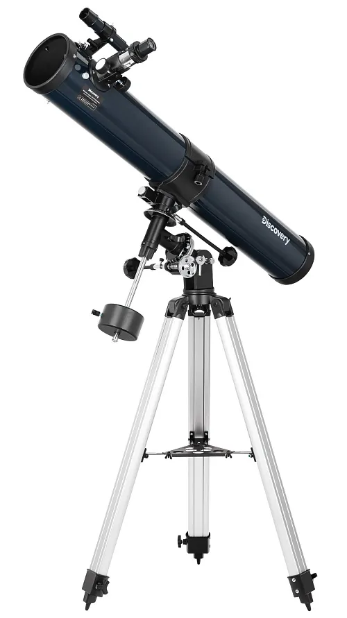 fotografía Telescopio Levenhuk Discovery Spark 769 EQ con libro