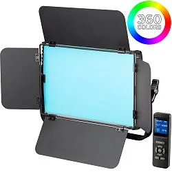 gráfico Lámpara de superficie LED Bresser RGB-60W