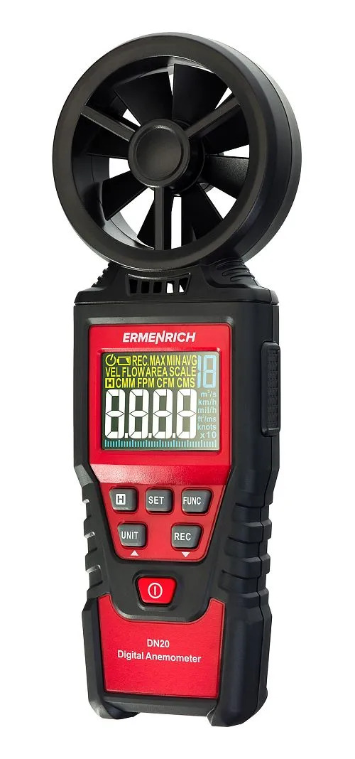 imagen Anemómetro digital Ermenrich Seek DN20