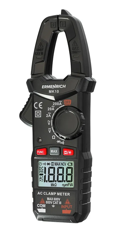 imagen Amperímetro de pinza digital Ermenrich Ping MK10