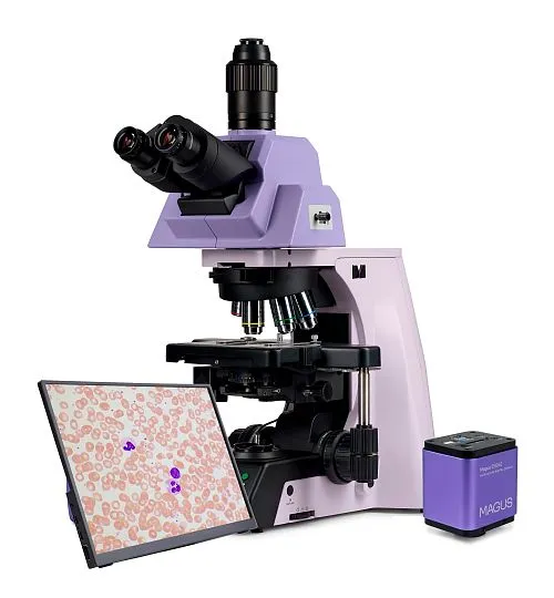 fotografía Microscopio digital biológico MAGUS Bio D290T LCD,  1
