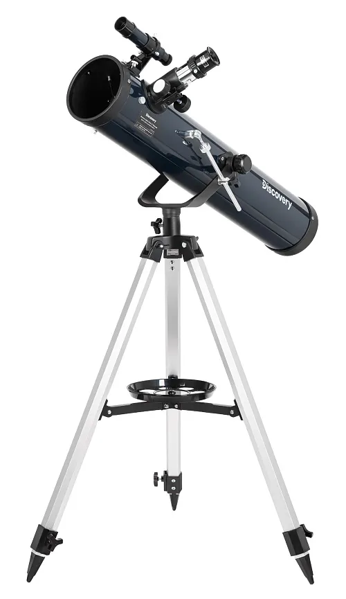 imagen Telescopio Levenhuk Discovery Spark Travel 76 con libro