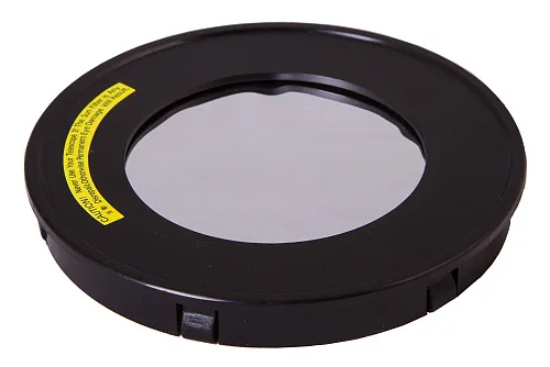 fotografía Filtro solar Levenhuk para telescopios refractores de 102 mm