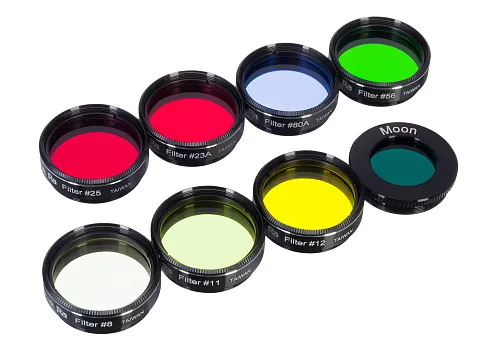 gráfico Juego de filtros F8 «El Sistema Solar» de Levenhuk