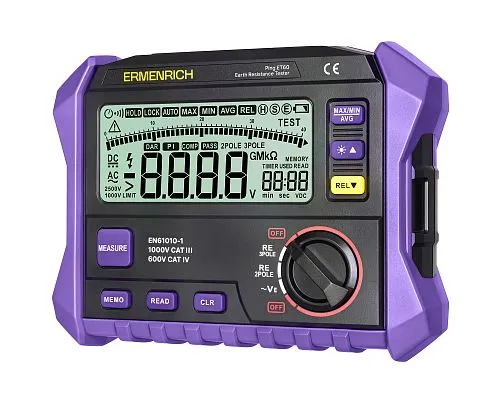 foto Comprobador de resistencia de tierra Ermenrich Ping ET60,  1