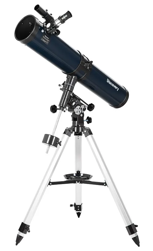 fotografía Telescopio Levenhuk Discovery Spark 114 EQ con libro