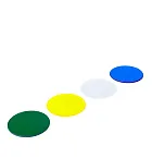 gráfico Juego de filtros de color MAGUS LF4 (azul, verde, amarillo, esmerilado)