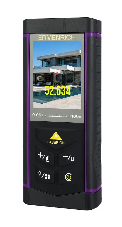 gráfico Medidor láser Ermenrich PRO LR100, con cámara,  1