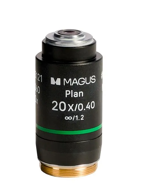 fotografía Objetivo MAGUS 20PL60V Plan 20х/0,40 ∞/1,2 H60 mm,  1