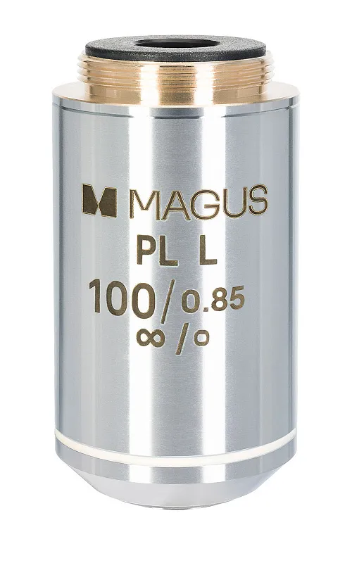 gráfico Objetivo MAGUS 100PLL 100х/0,85 Plan L WD 0,40 mm