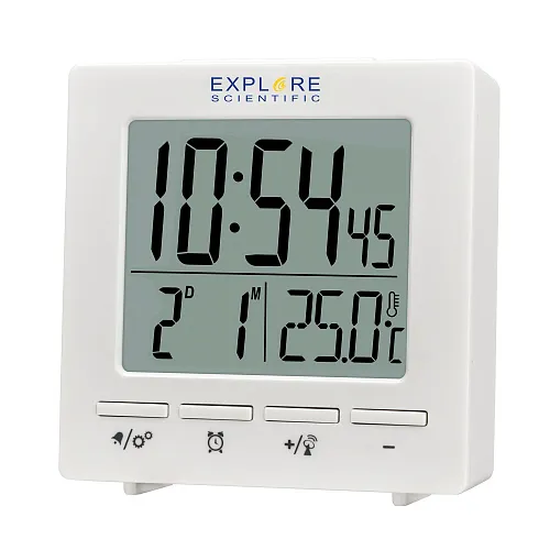 gráfico Reloj digital RC Explore Scientific, blanco