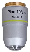 imagen Objetivo plano acromático Levenhuk MED 10x