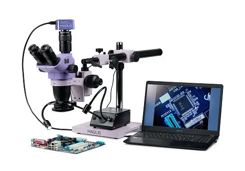 gráfico Estereomicroscopio digital MAGUS Stereo D8TR para reparaciones electrónicas,  1