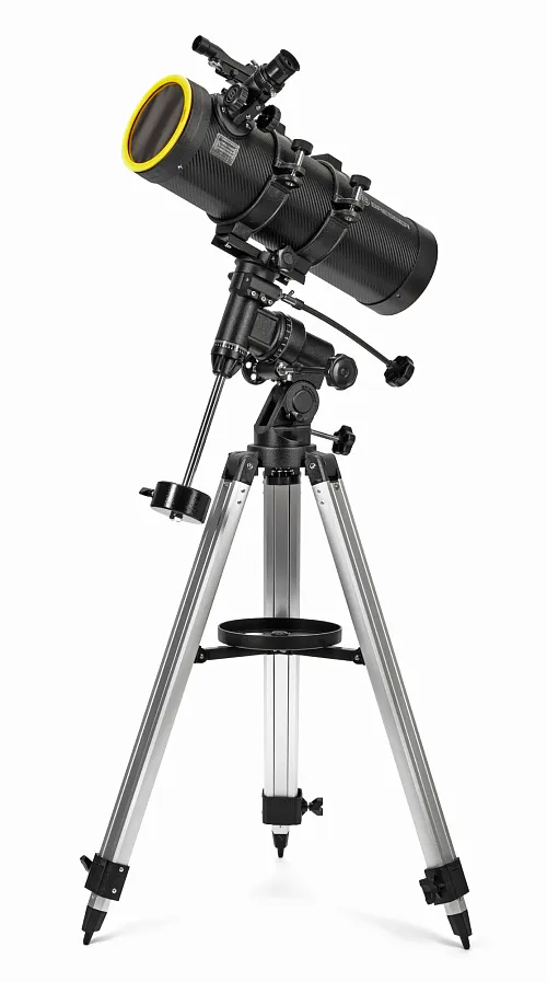 imagen Telescopio reflector parabólico Bresser Spica 130/1000 EQ3 con Adaptador para Smartphone