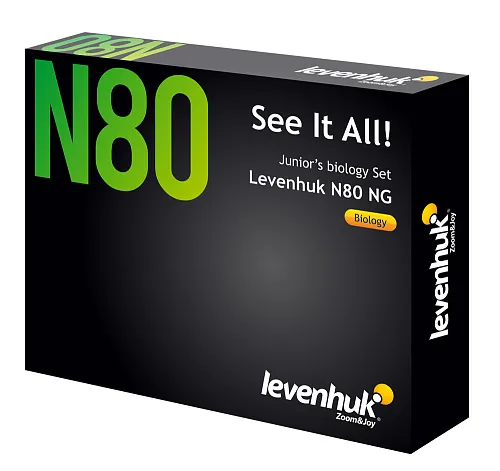 fotografía Juego de preparaciones Levenhuk N80 NG «Lo verás todo»