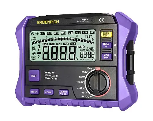 imagen Comprobador de aislamiento Ermenrich Ping ET50,  1