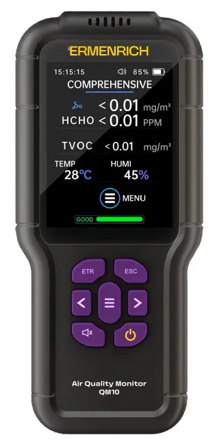 imagen Medidor de la calidad del aire Ermenrich QM10,  1