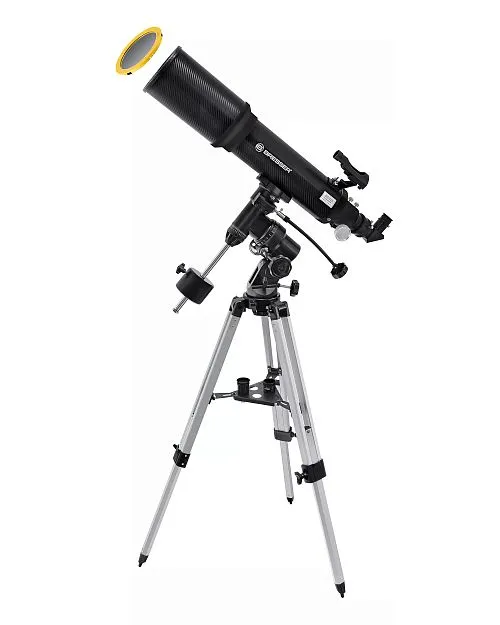 gráfico Telescopio Bresser Polaris-II AR-102/600 EQ-3 AT-3 con filtro solar,  1