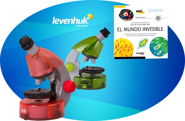 Oferta especial para los microscopios Levenhuk LabZZ M101