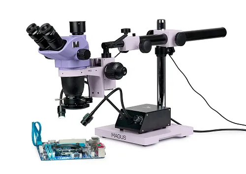 gráfico Estereomicroscopio MAGUS Stereo 8TR para reparaciones electrónicas