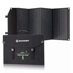 gráfico Cargador solar móvil Bresser de 120 vatios con salida USB