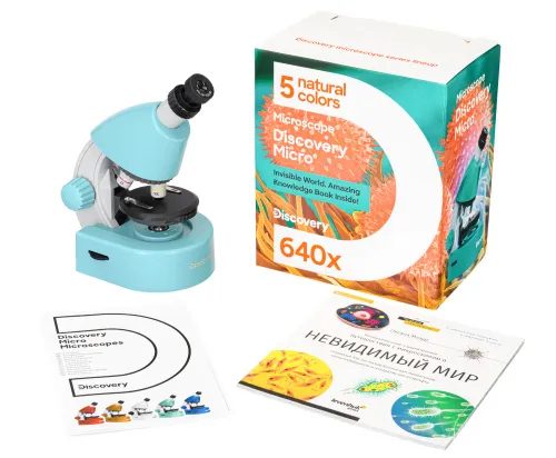fotografía Microscopio Levenhuk Discovery Micro con libro,  4