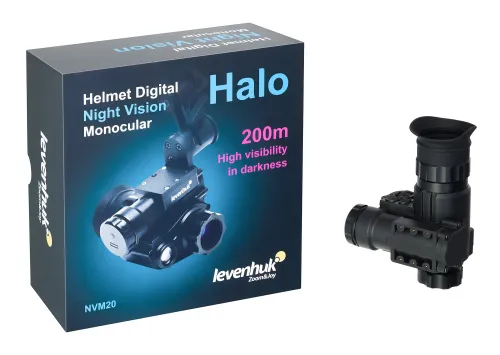 fotografía Monocular digital de visión nocturna Levenhuk Halo NVM20 Helmet,  3