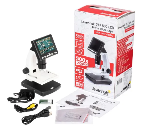foto Microscopio digital Levenhuk DTX 500 LCD,  3
